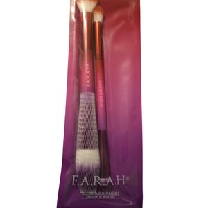 F.A.R.A.H Makeup Brush Set – Blush & Highlight + Shade & Blend Brand‎ New Sealed